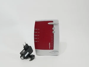 AVM FRITZ Box 4040 AC 1300 International Dual Band WLAN Router - Rot/Silber - Bild 1 von 10