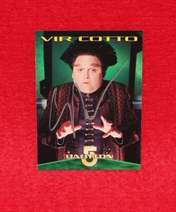 Babylon 5 1998 9 Stephen Furst Autograph Skybox Vir Cotto - Picture 1 of 3