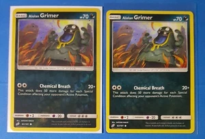 4x Alolan Grimer 83/181 (1 reverse holo) Pokemon card SM Team Up common NM - Picture 1 of 3