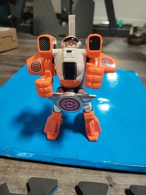 Tested Working Tonka Charlie Chopper 1-2-3 Transformers Helicopter Rescue Figure - Image 1 of 4