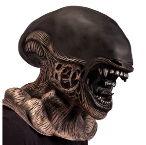 CARNEVALE HALLOWEEN MASCHERA LATTICE ALIENO ALIEN VS PREDATOR LATEX MASK 01964 - Foto 1 di 3