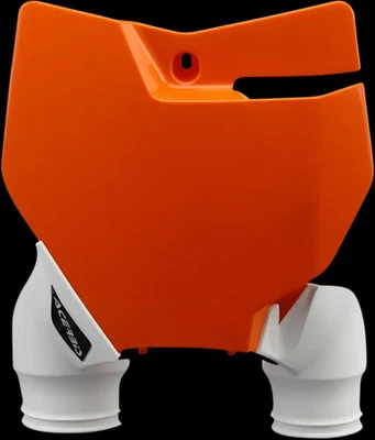 Placa frontal branca laranja Acerbis para KTM 125 SX 16-18 - Imagem 1 de 4