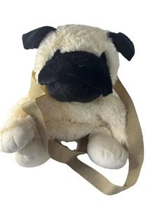 Lynco Critter Collection Zaino Bambini Peluche Bulldog Carlino Cane Animale Usato Buono. - Foto 1 di 7