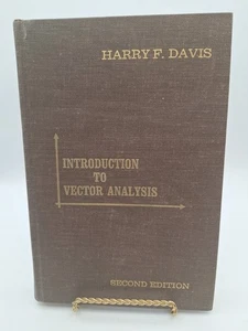 Introduction to Vector Analysis ~ Harry F Davis ~ 1968 HC 2nd Edition - Imagen 1 de 16