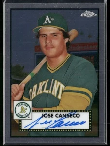 2021 Topps Chrome Platinum Anniversary #PA-JC Jose Canseco Autographs - Picture 1 of 2