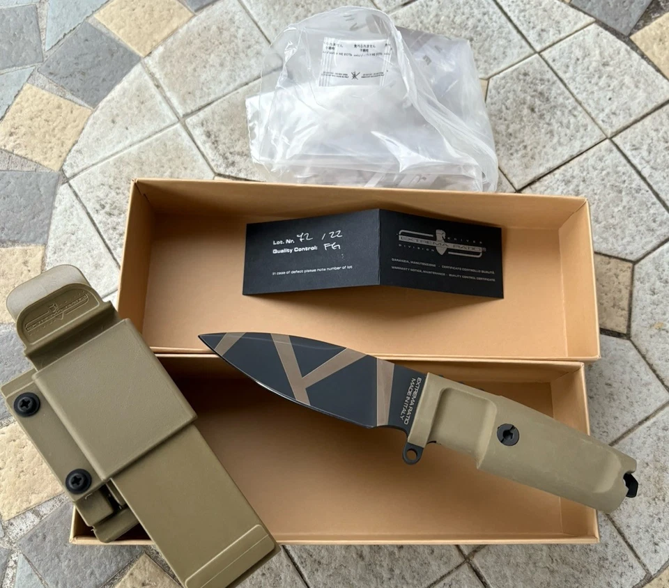 Cuchillos Extrema Ratio EX160SHRGOG metralla Desert Warfare N690 Foto 1 de 4