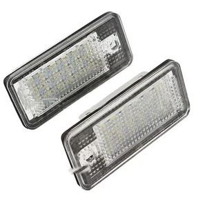 DECODED 18 LED License Plate Light Lamp For Audi A3 S3 A4 S4 A6 C6 A8 S8 Q7 FREE - Picture 1 of 13
