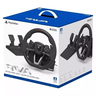 PlayStation Racing Wheel Pedals for PC PS4 PS5 Steering Controls Video Game Play - Image 1 of 4