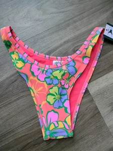 Neu Wild Fable Bikinihose Neon Blumen Gr. XS - Bild 1 von 7