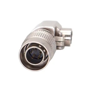 Elbow 5Pin Connector, HR10A-7P-5P/HR10A-7P-5S Industrial Camera Male Female Plug - Picture 1 of 12