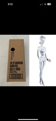 Mattel Barbie Creations Art of Engineering Clear Doll GXL11 - Image 1 of 3