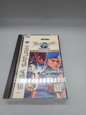 Sega Saturn Street Fighter The Movie Game w/ Manual & Reg Card  - Image 1 of 4