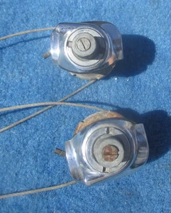 1953 1954 Chevy Belair 210 150 Car Wiper Controls w/ Cables Pair OEM GM - Picture 1 of 6