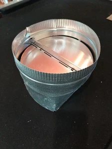 10" Range Hood Square to Round Damper 7 1/2 x 9 square opening - Picture 1 of 6