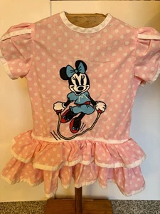 Vintage Minnies Corner By Youngland • 4t • Pink polka Dot Dress• Minnie Mouse - Picture 1 of 6