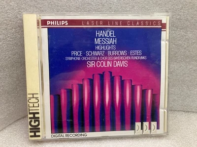 HANDEL MESSIAH Highlights - Sir Colin Davis PHILIPS DISC Digital Recording 1990 - Image 1 of 4