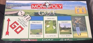 Monopoly ~ Golf Collector's Edition 2002 ~ Board Game ~ New Contents Sealed - Picture 1 of 17