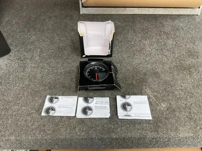 KOSO BA051231 Speedometer Tachometer LCD Gauge Black Bezel Color Change Display - Bild 1 von 4