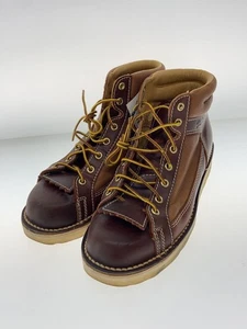 THE FLAT HEAD Boots Suede Leather Brown Hiking Boots Size 26 - Picture 1 of 6