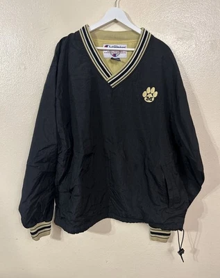 Chaqueta Pullover Vintage Años 90 Universidad de Missouri Nylon Campeón Talla Grande Foto 1 de 4
