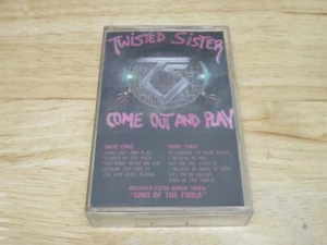 Twisted Sister Cassette Tape Come Out and Play Atlantic Records 1985 - Picture 1 of 6
