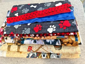 tela PERRO TEMÁTICO 7 estampados 1,3 lb varias medidas patas cara tomar el sol etc - Imagen 1 de 5