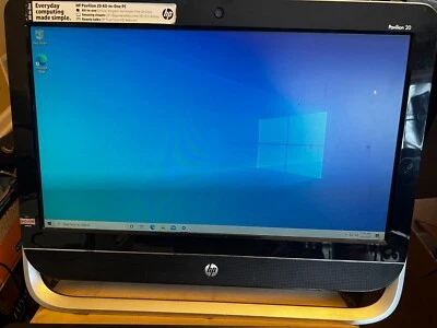 HP All-In-One AIO Desktop PC  20-b010 - Pavilion Win10 AMD E1-120 APU 500GB/8GB - Image 1 of 4