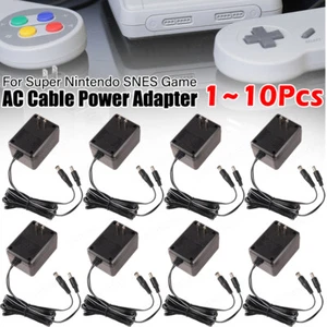 For Nes Snes Super Nintendo Game Console AC Power Supply Adapter 4.6FT Cord Lot - Picture 1 of 8