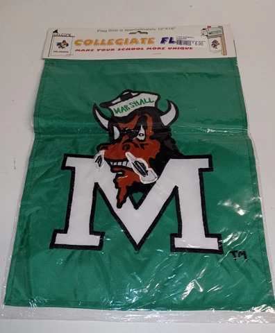 Marshall Thundering Herd Garden Flag Yard Banner Window Flag Collegiate Flag Fan Cover