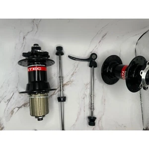 Novatec Hub Set Front & Rear Quick Release Road Bike Bicycle Wheel Part - Picture 1 of 3