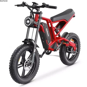 1200W Elektrofahrrad 48V 15.6Ah Fat Tire Mountainbike 20 Zoll Offroad E-Bike für - Bild 1 von 24