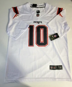 Mac Jones #10 New England Patriots Nike On Field Adult Jersey White XL - Picture 1 of 6