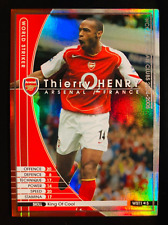 2004-05 Panini WCCF World Striker WST Thierry Henry Arsenal rare refractor card 