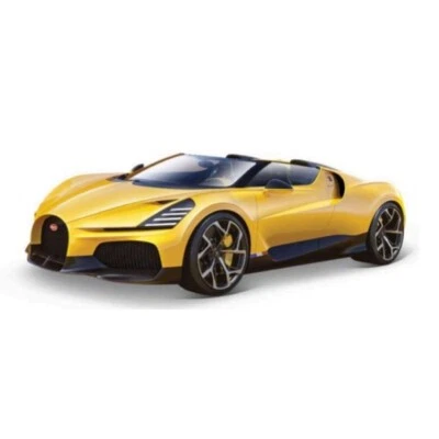 Bugatti Mistral W16 1/18 Amarillo Descubierta - Bburago 11051YL - Imagen 1 de 2