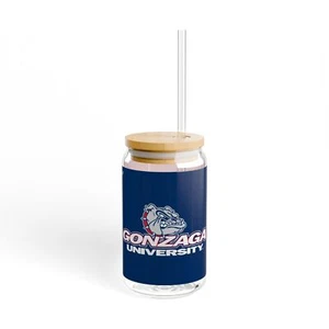 Gonzaga BULLDOGS Sipper Glass - Fan Cup - Picture 1 of 8