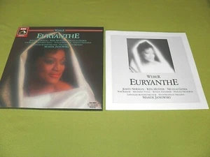 Weber - Euryanthe / Jessye Norman / Gedda / EMI Remastered DMM STEREO Box MINT ! - Picture 1 of 4