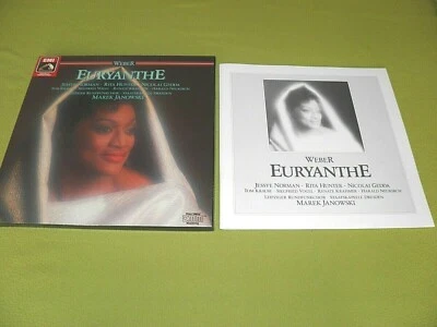 Weber - Euryanthe / Jessye Norman / Gedda / EMI Remastered DMM STEREO Box MINT ! - Image 1 of 4