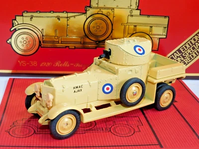 MATCHBOX MODELS OF YESTERYEAR 1920 ROLLS-ROYCE ARMOURED CAR YS-38 - Image 1 of 4