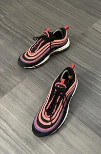 Nike Air Max 97 'Sunset' Negro Brillante Rojo Mango Correr DJ5137-001 Para hombres Talla 12 - Imagen 1 de 24