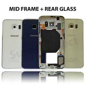 Genuine Samsung Galaxy S6 Chassis Frame Bezel Metal Housing Rim G920F - 3XCOLOUR - Picture 1 of 7