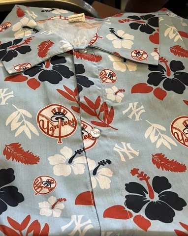 NY YANKEES HAWAIIAN SHIRT DAY SGA GIVEAWAY 7/9/2023 MLB BASEBALL NEW YORK XL NWT Cover