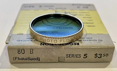 Ednalite Duraklad Coated 80B (Blue) Drop In Glass Lens Filter Series 5 - Image 1 of 4