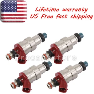 Set of 4 Fuel Injectors for 1990-1993 Mazda B2600 Le5 Extended Cab Pickup 2-Door - Picture 1 of 11