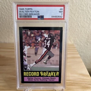 Walter Payton #6 Record Breaker 1985 topps  dulzura 🙂 - Imagen 1 de 3