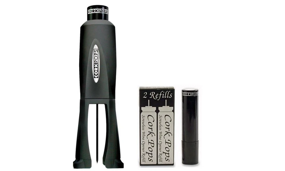 Cork Pops Legacy 12240 Wine Bottle Opener w/ Optional Refill Cartridges  - Image 1 of 1