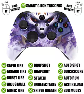 9 Tailed Fox Silent Modz Smart Click Triggers Modded Controller for Xbox & PC - Picture 1 of 2