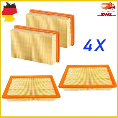 4X Filter für Kärcher NT 561 eco / NT 361 eco / NT 611 / NT 45-1TAC Faltenfilter