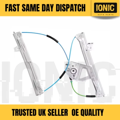 Peugeot 208 MK1 3-Door Front Left Passenger Side Window Regulator 2012-2019 - Image 1 of 4