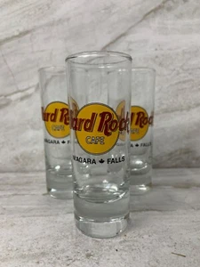 Hard Rock Cafe, Niagara Falls, New York 4 in shot glass Set of 3 - Picture 1 of 2