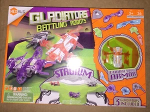 HEXBUG Gladiators Battling Robots Stadium Battle Strategy Kit W/3 Gladiators NIB - Picture 1 of 4